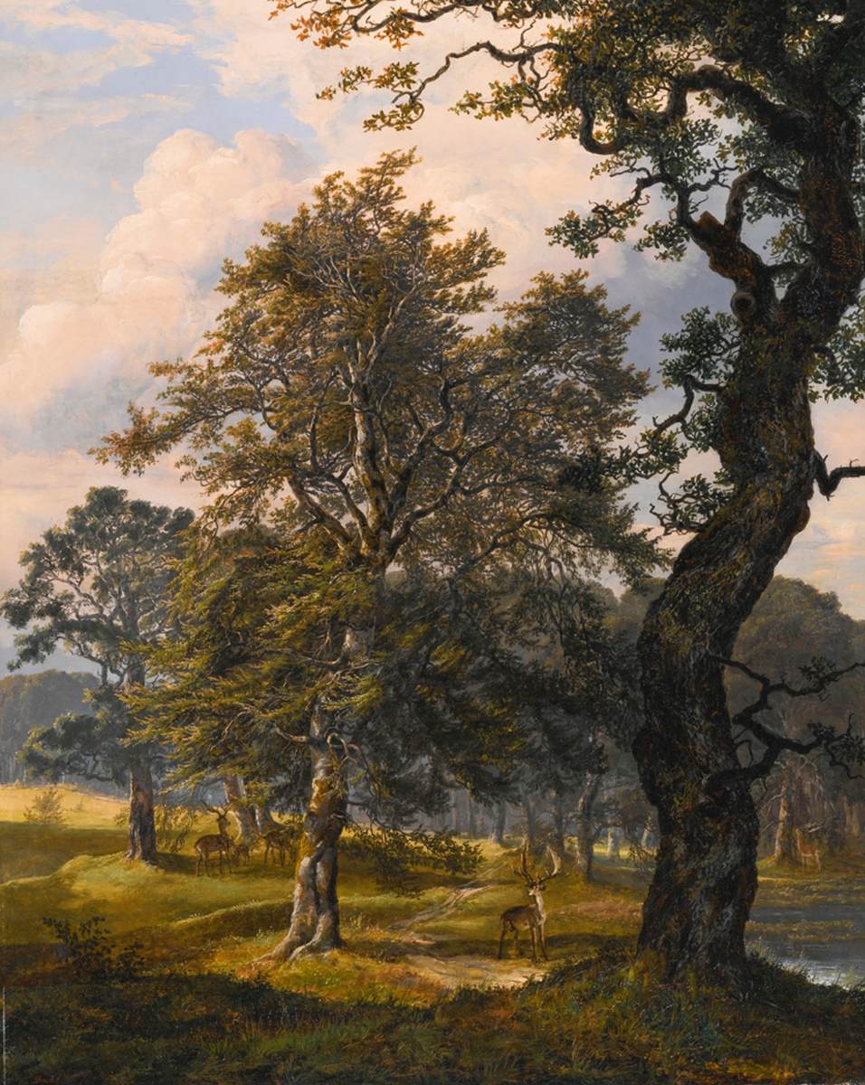 Dyrehaven near Copenhagen by DAHL, Johan Christian Clausen