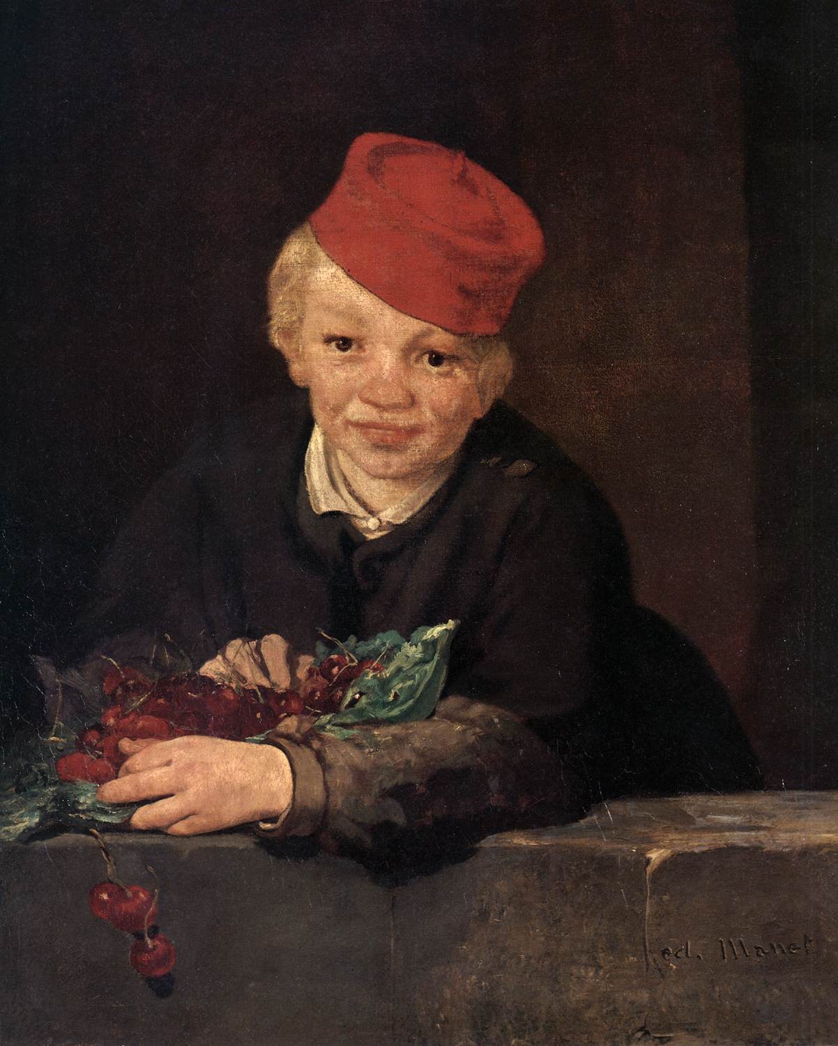 Boy with Cherries by