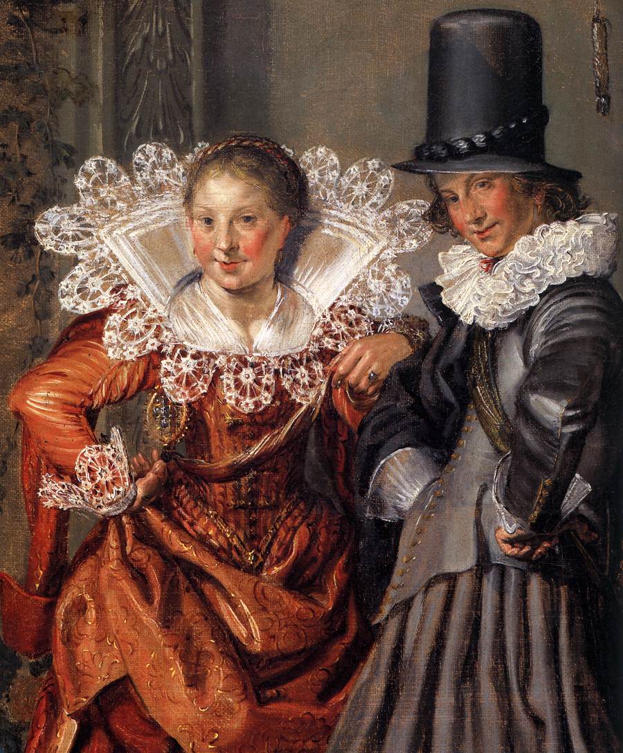 Dignified Couples Courting (detail) by BUYTEWECH, Willem Pietersz.