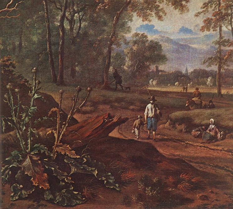 Road beside the Forest (detail) by WYNANTS, Jan