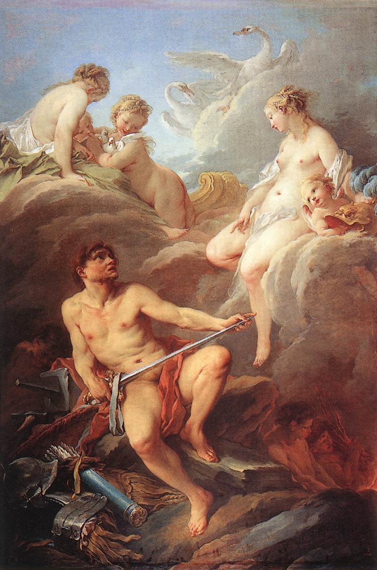 Venus Demanding Arms from Vulcan for Aeneas by BOUCHER, François