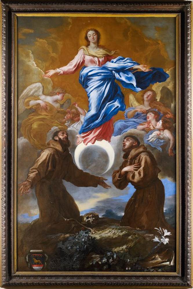 The Immaculate Conception with Sts Francis of Assisi and Anthony of Padua by