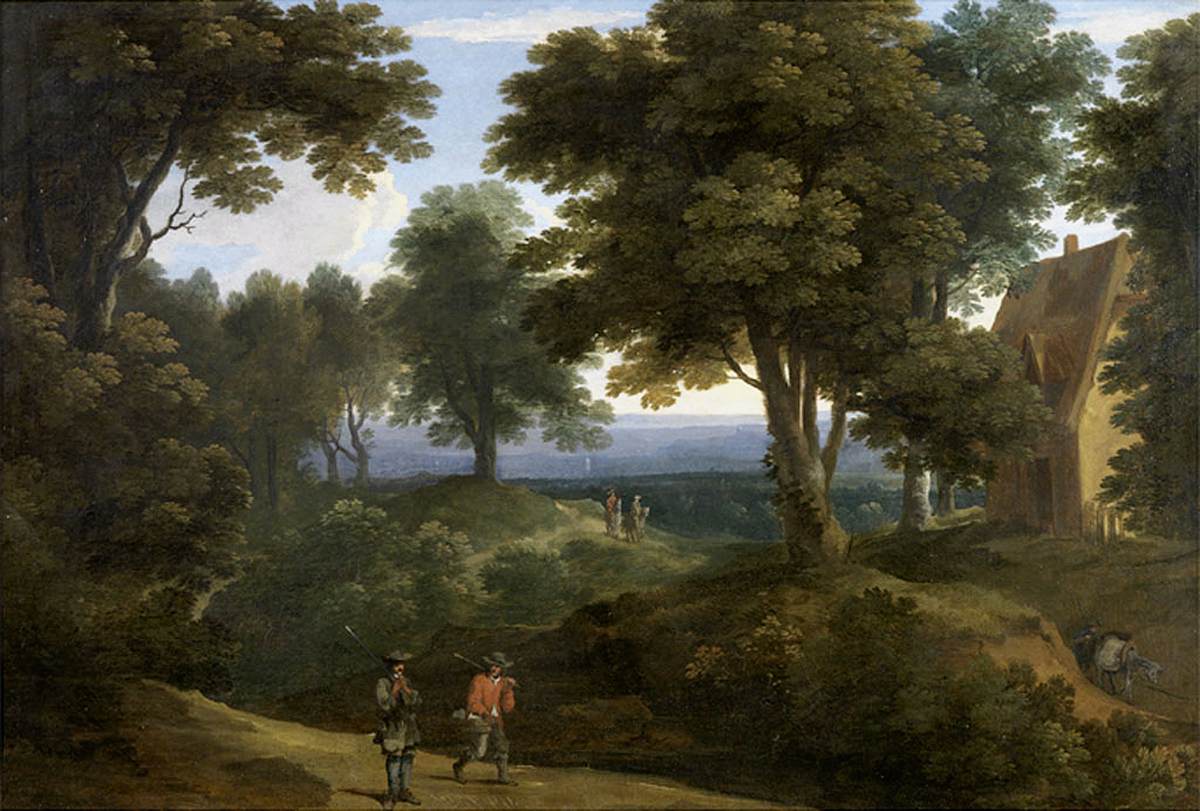 Wooded Landscape by ARTHOIS, Jacques d'