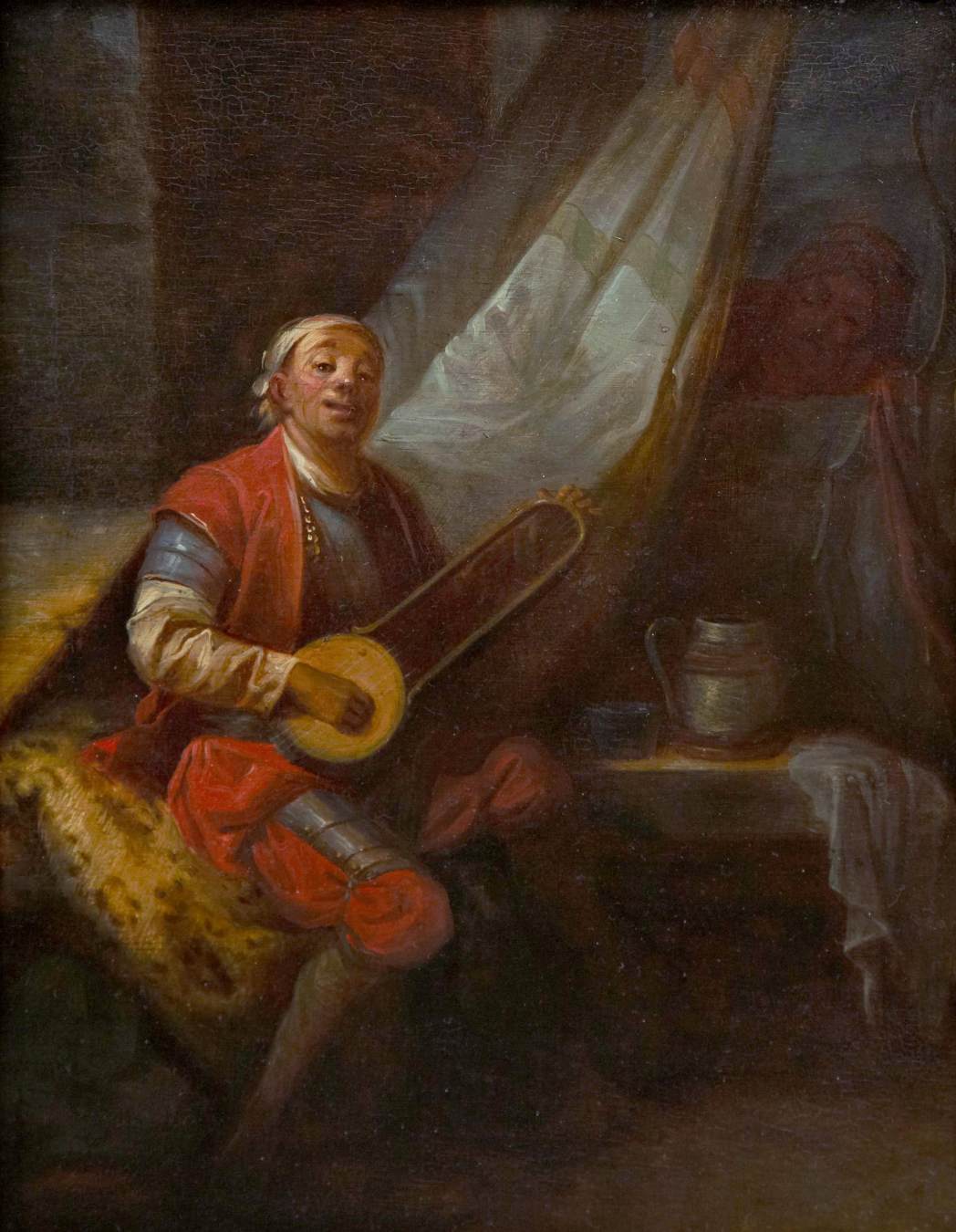 Musician in a Russian Costume by LE PRINCE, Jean-Baptiste