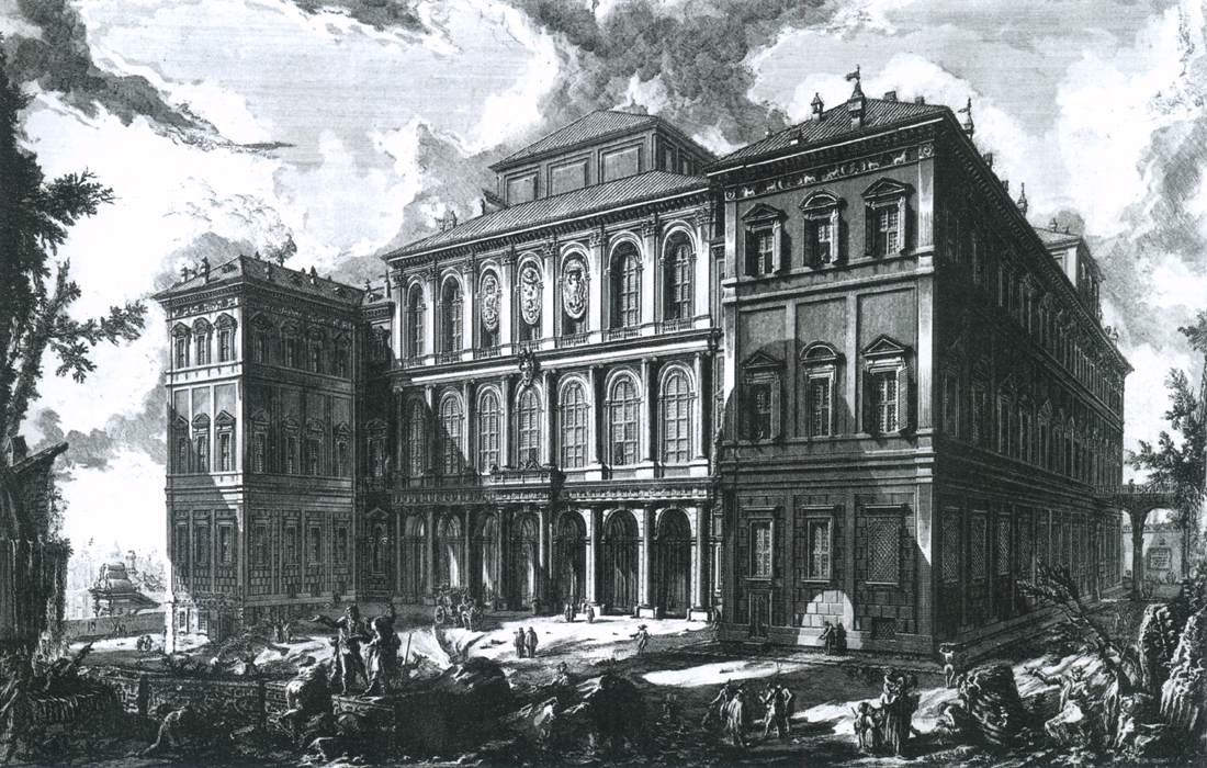 Palazzo Barberini, Rome by PIRANESI, Giovanni Battista