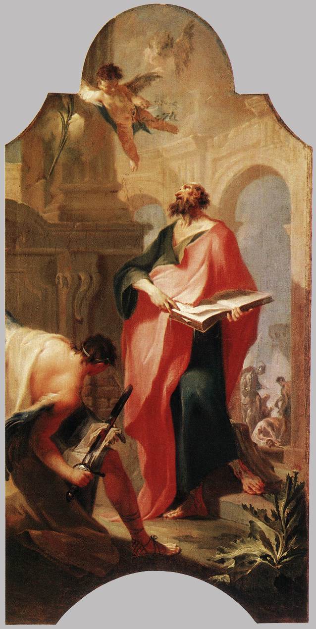 St Paul by MAULBERTSCH, Franz Anton