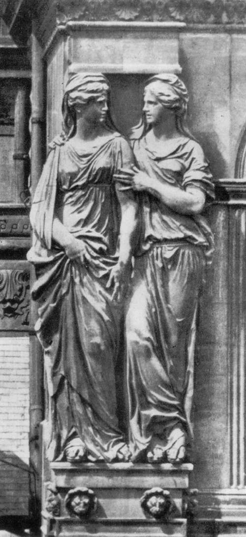 Pair of Caryatids by SARAZIN, Jacques