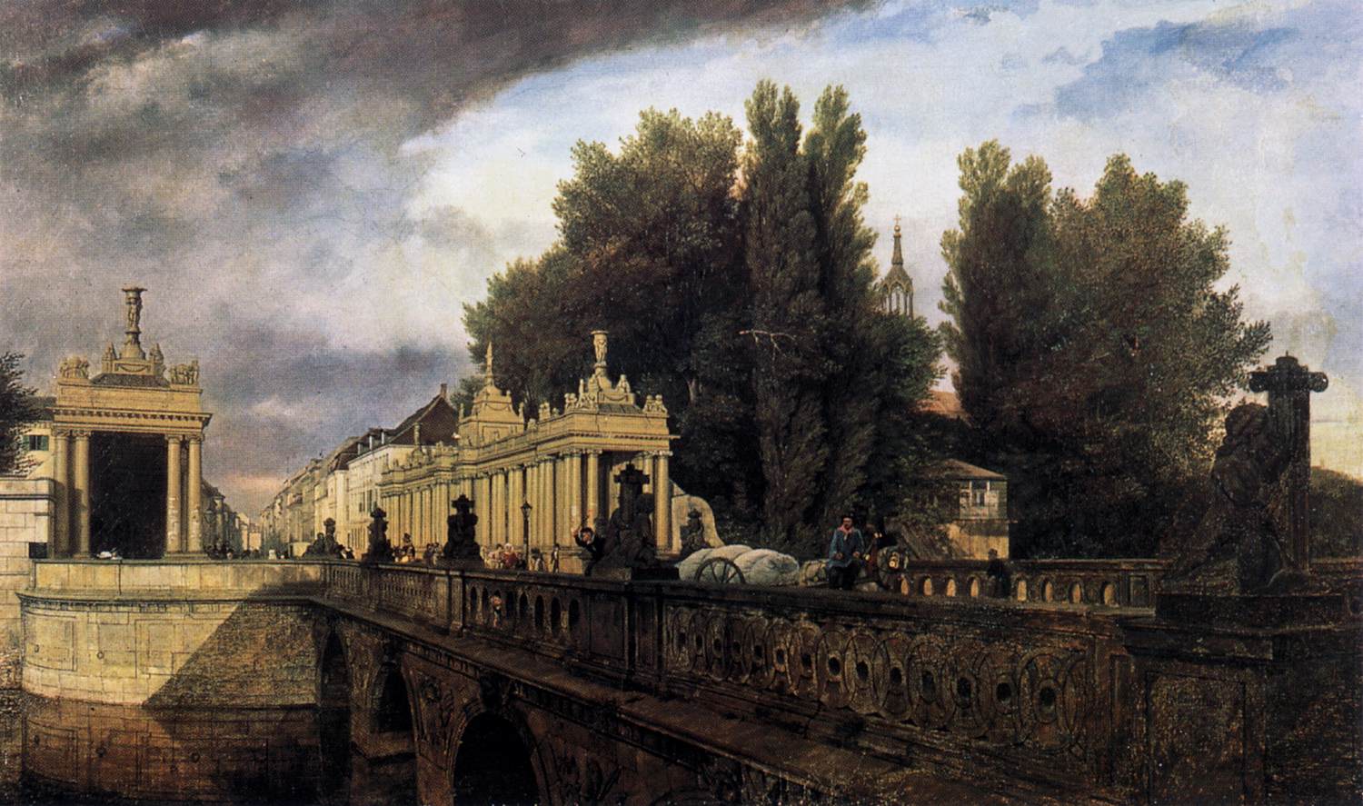 Königsbrücke and Königskolonnade by GÄRTNER, Eduard