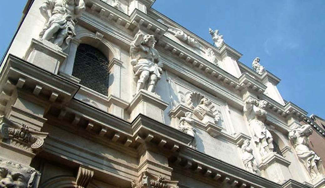 Santa Maria Derelitti: Façade (detail) by LONGHENA, Baldassare