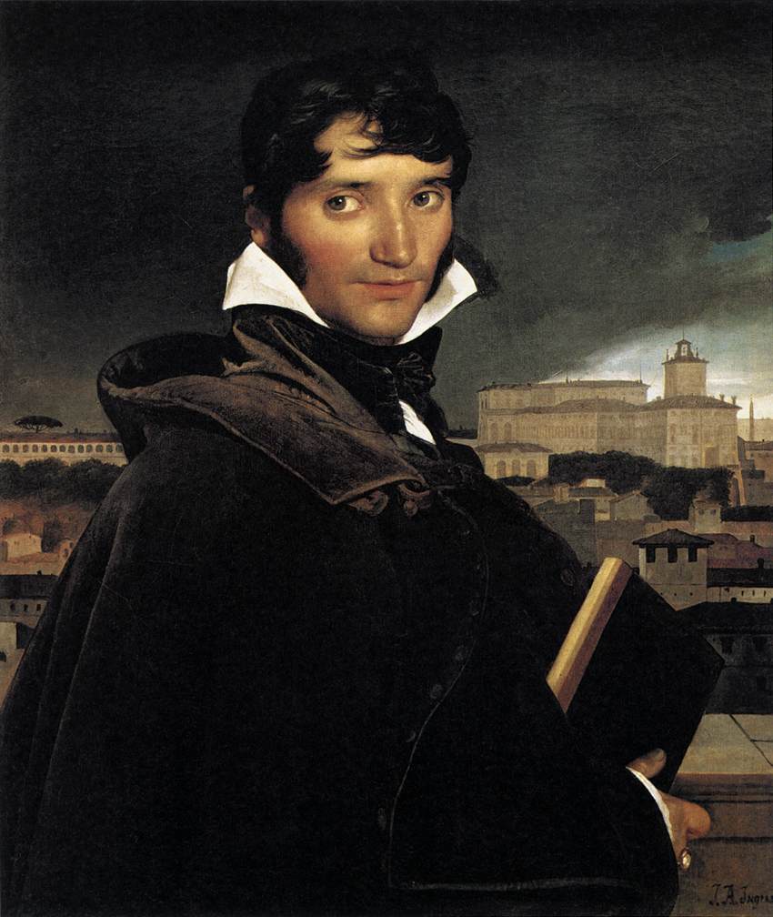 François-Marius Granet by INGRES, Jean-Auguste-Dominique