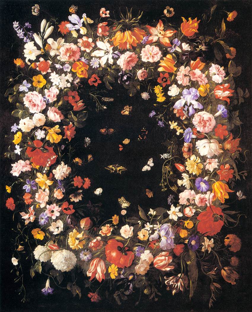 Garland of Flowers by CITTADINI, Pier Francesco