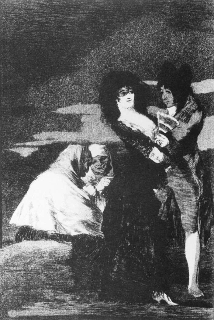 Birds of a Feather by GOYA Y LUCIENTES, Francisco de