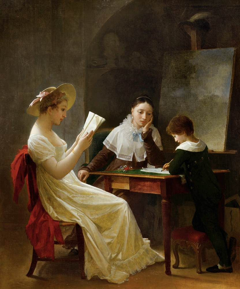 A Young Sketcher by GÉRARD, Marguerite