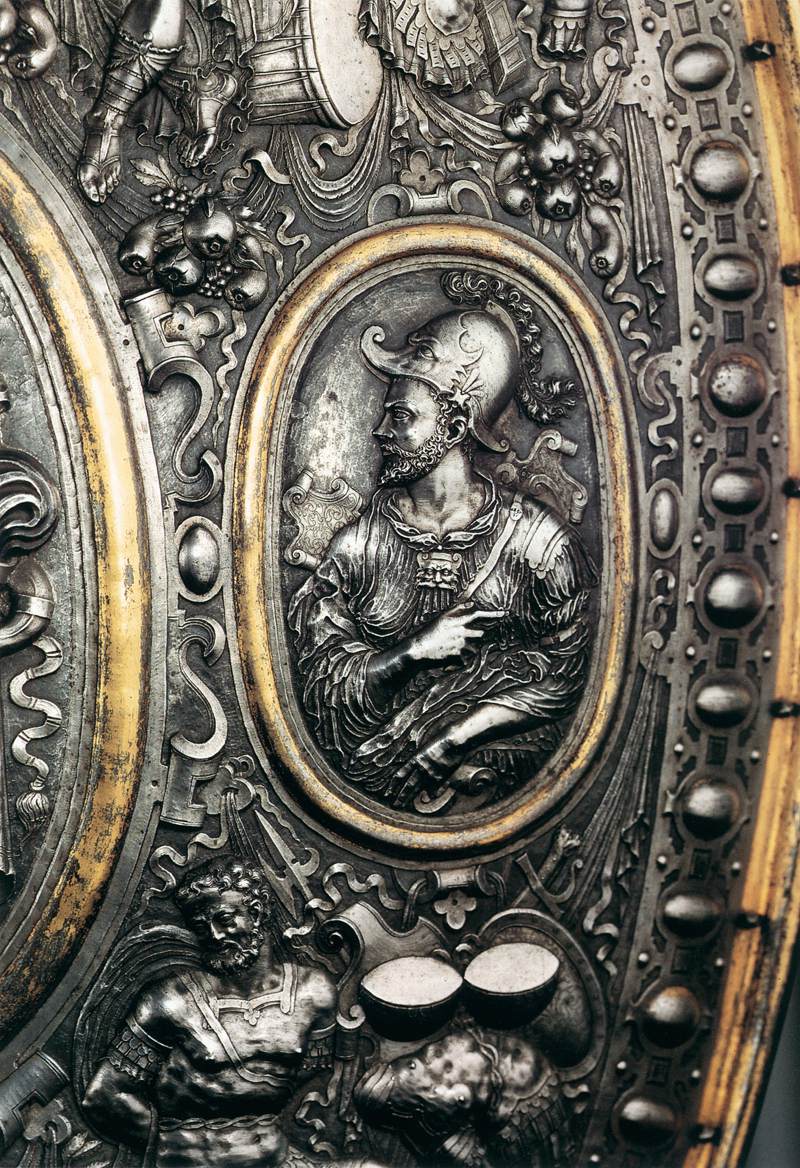 Shield for Francesco I de' Medici (detail) by CELLINI, Benvenuto