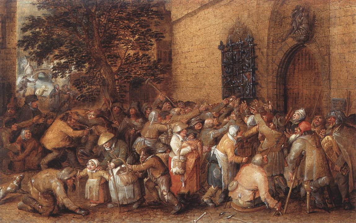 Distribution of Loaves to the Poor by