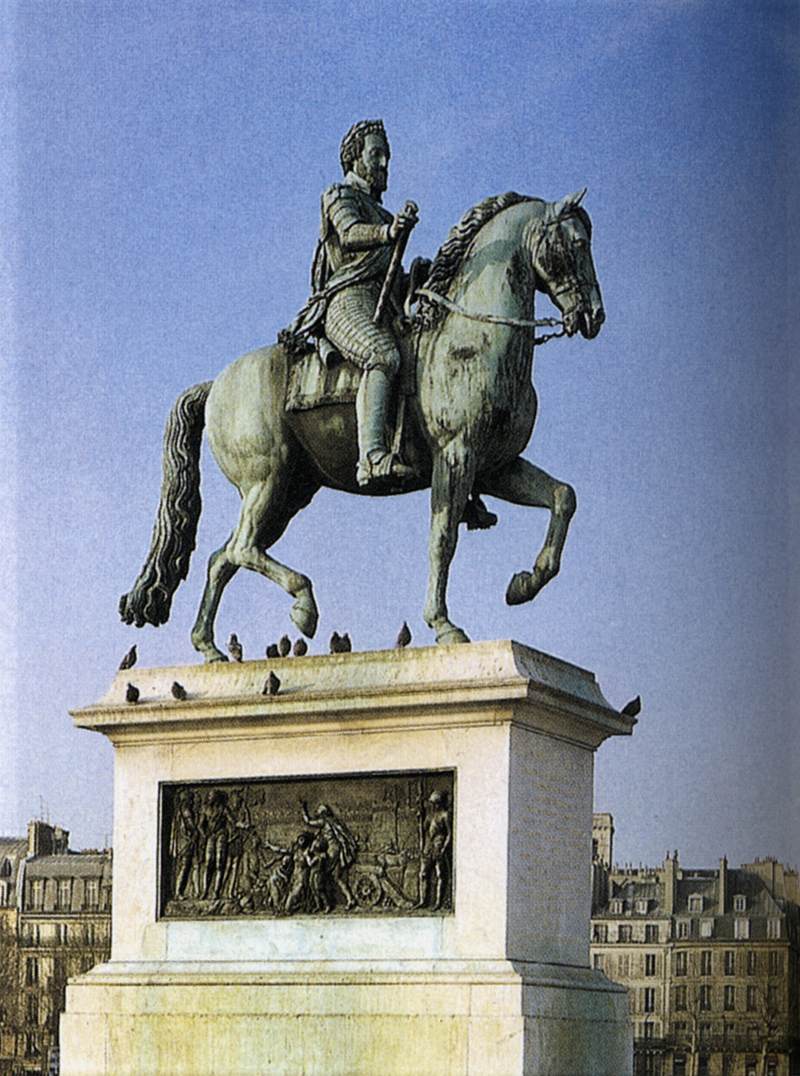 Equestrian Statue of Henri IV by LEMOT, François-Frédéric