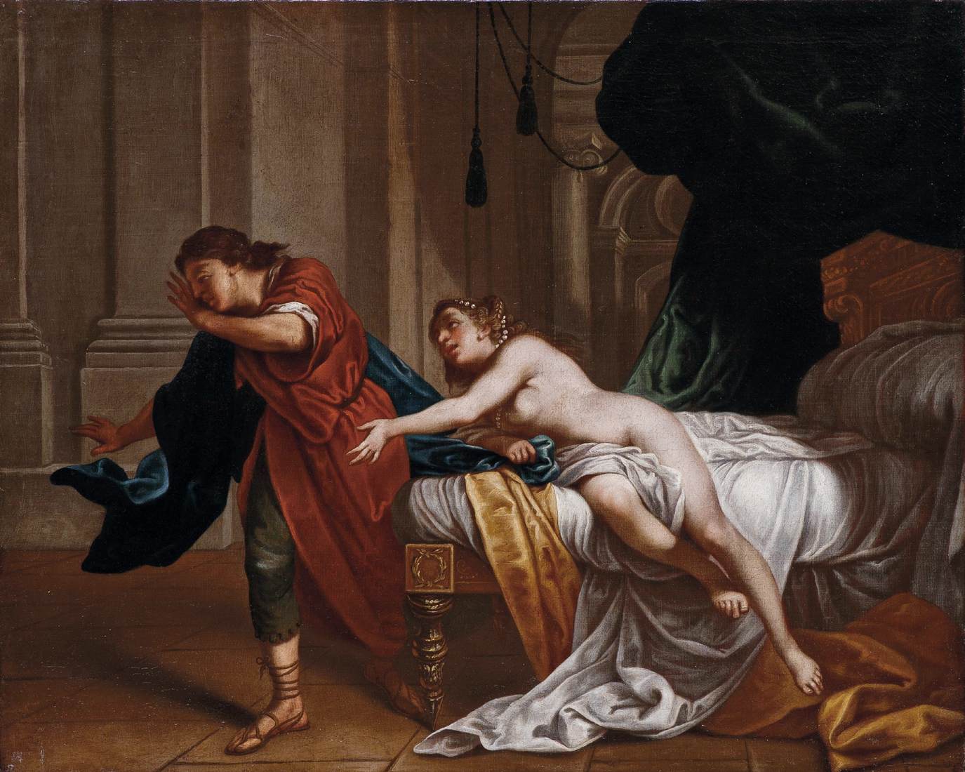 Joseph and Potiphar's Wife by BALDI, Lazzaro