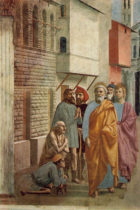 St Peter Healing the Sick with his Shadow by