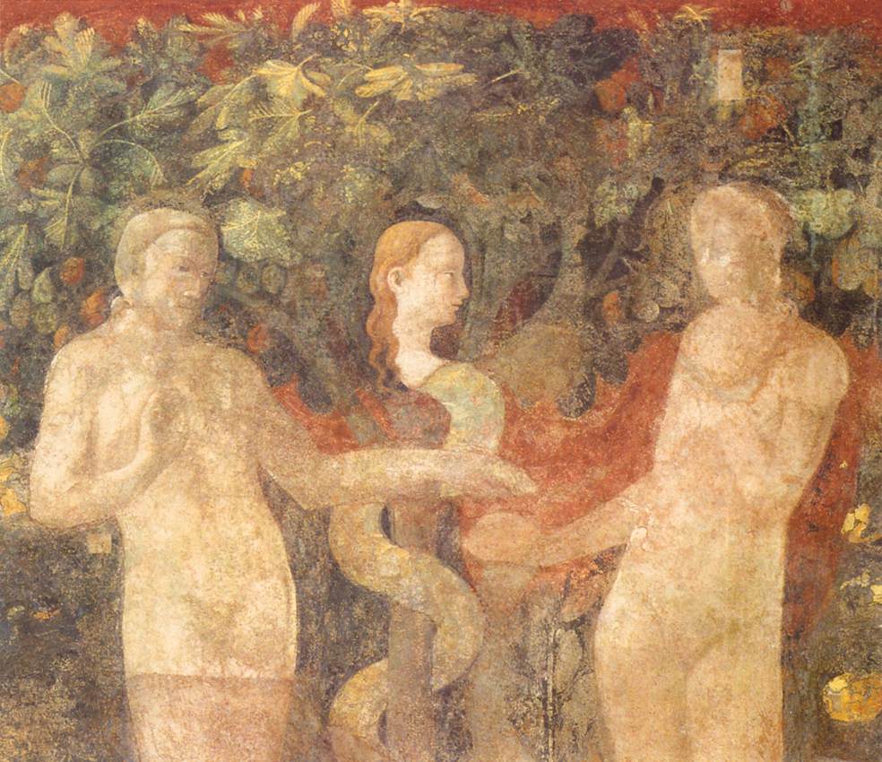 Creation of Eve and Original Sin (detail) by