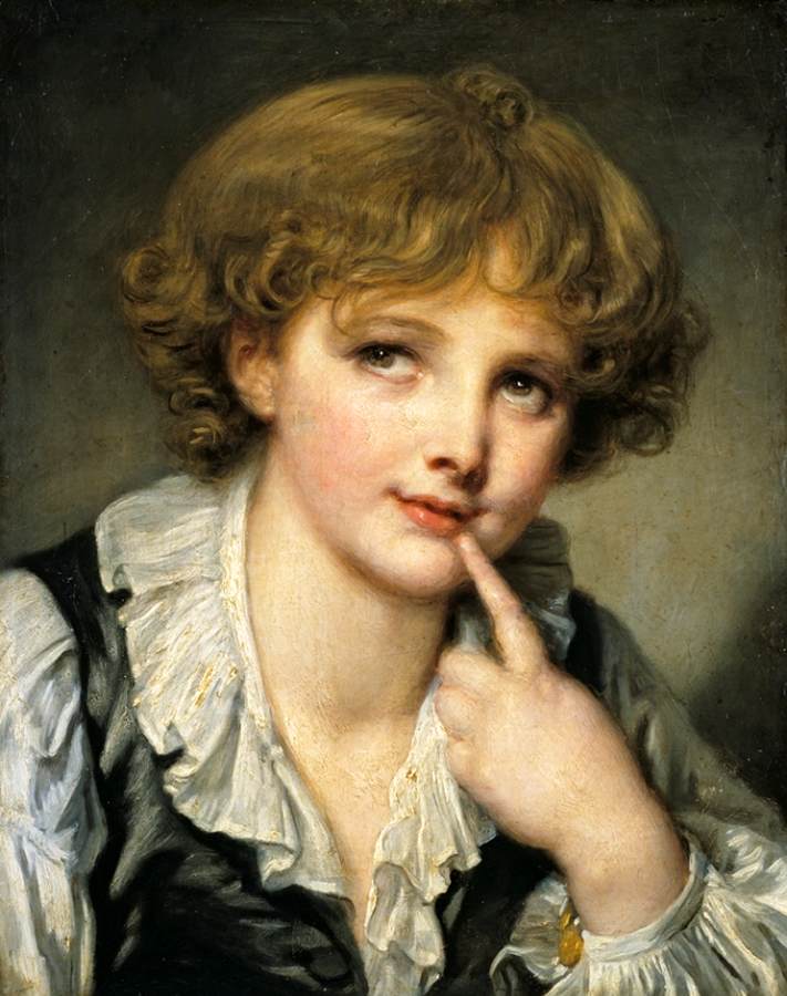 Head of a Boy by GREUZE, Jean-Baptiste