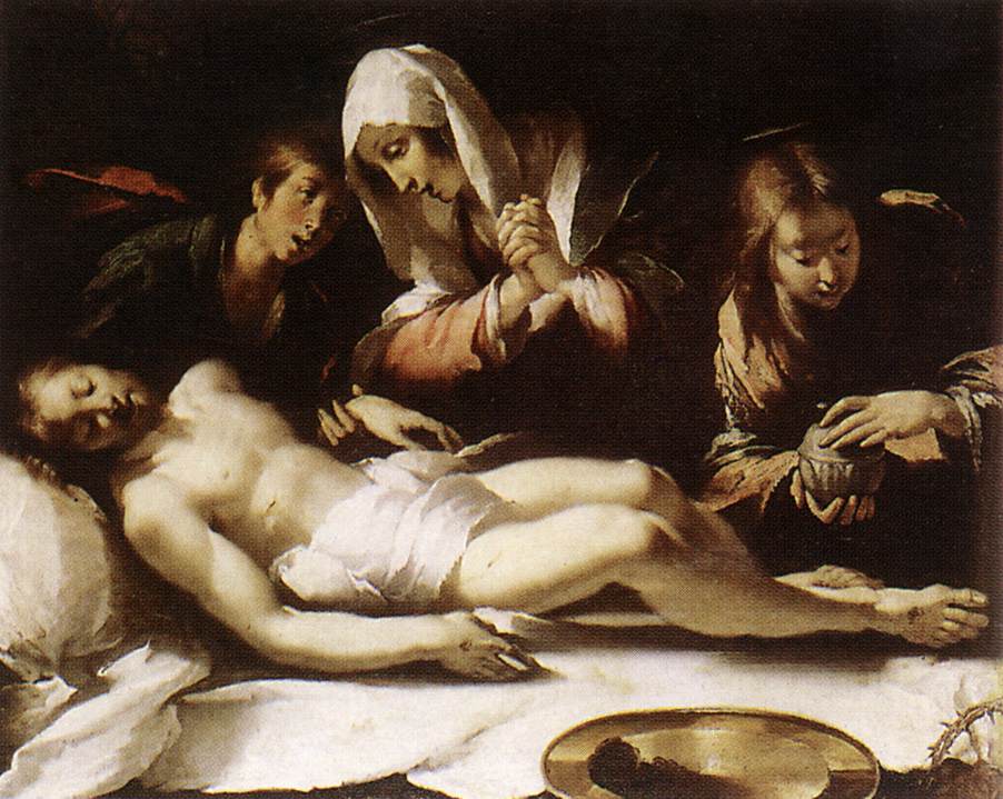 Lamentation over the Dead Christ by STROZZI, Bernardo