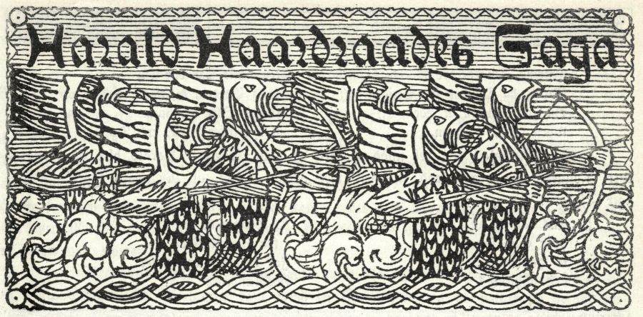 Illustration for Harald Hardrådes saga by MUNTHE, Gerhard