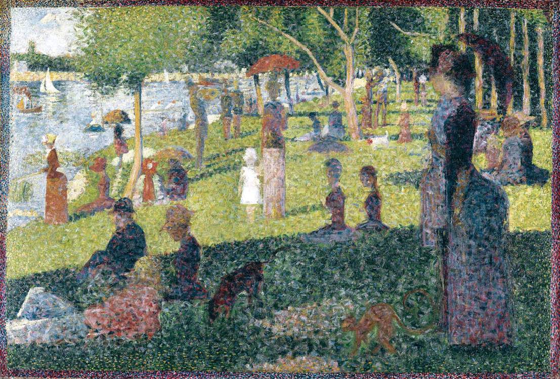 "Study for "A Sunday on La Grande Jatte" by