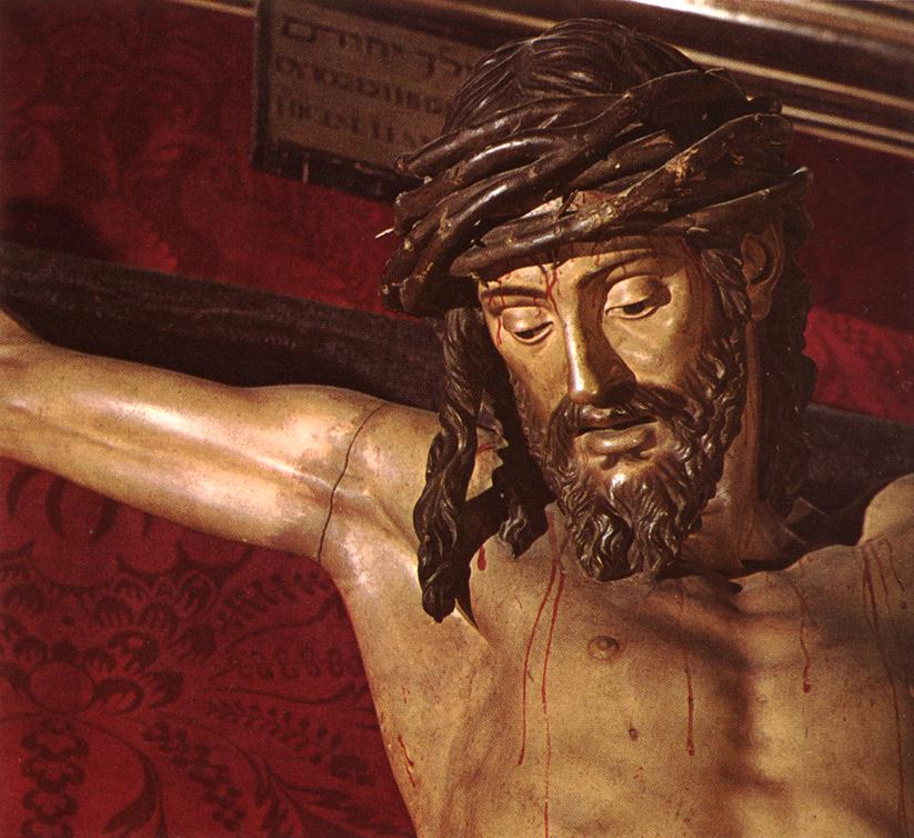 The Merciful Christ (detail) by MONTAÑÉS, Juan Martínez