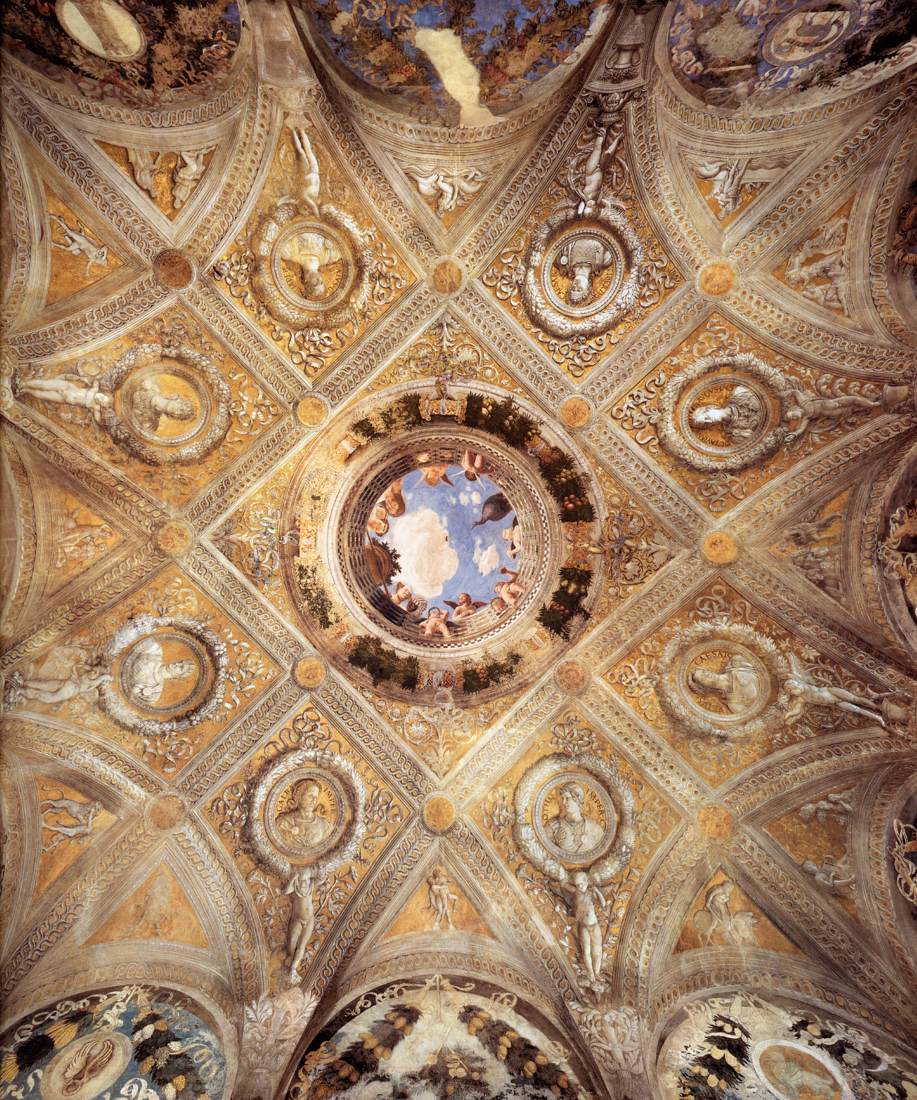 Ceiling decoration by MANTEGNA, Andrea