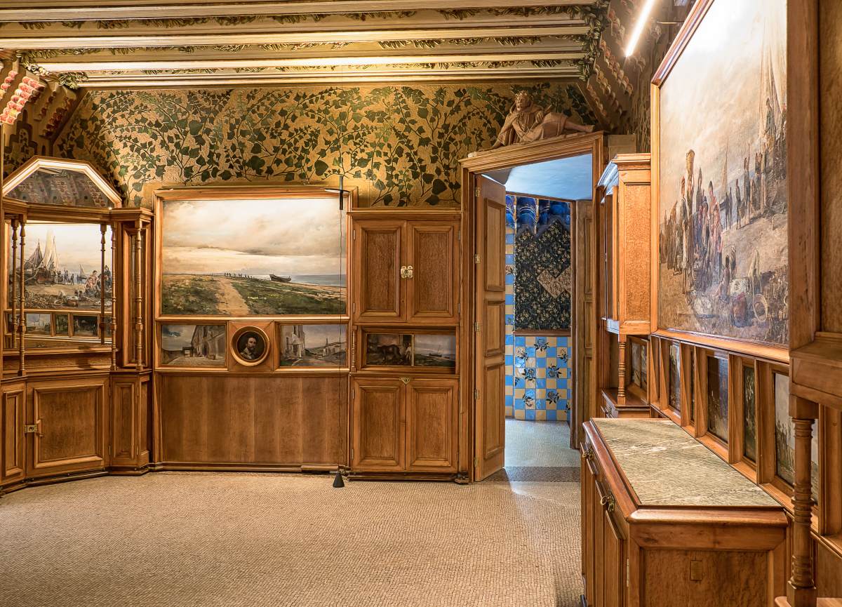 Casa Vicens: interior view by GAUDÍ, Antoni