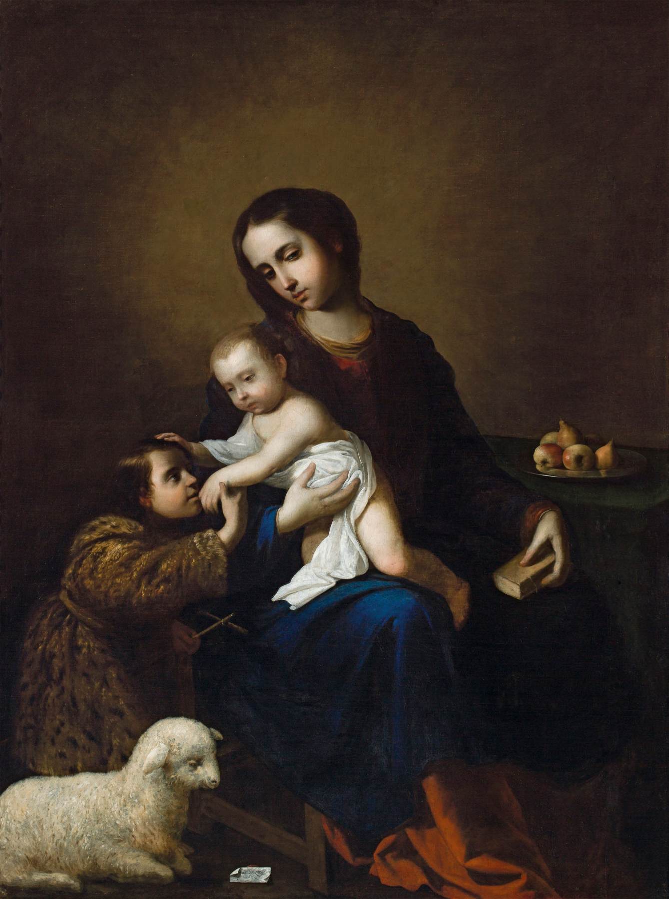 Virgin and Child with the Infant St John the Baptist by ZURBARÁN, Francisco de