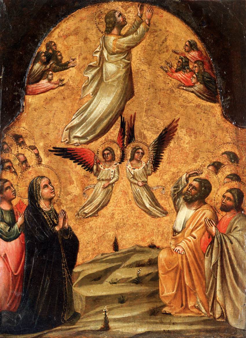 Ascension of Christ by GUARIENTO d'Arpo