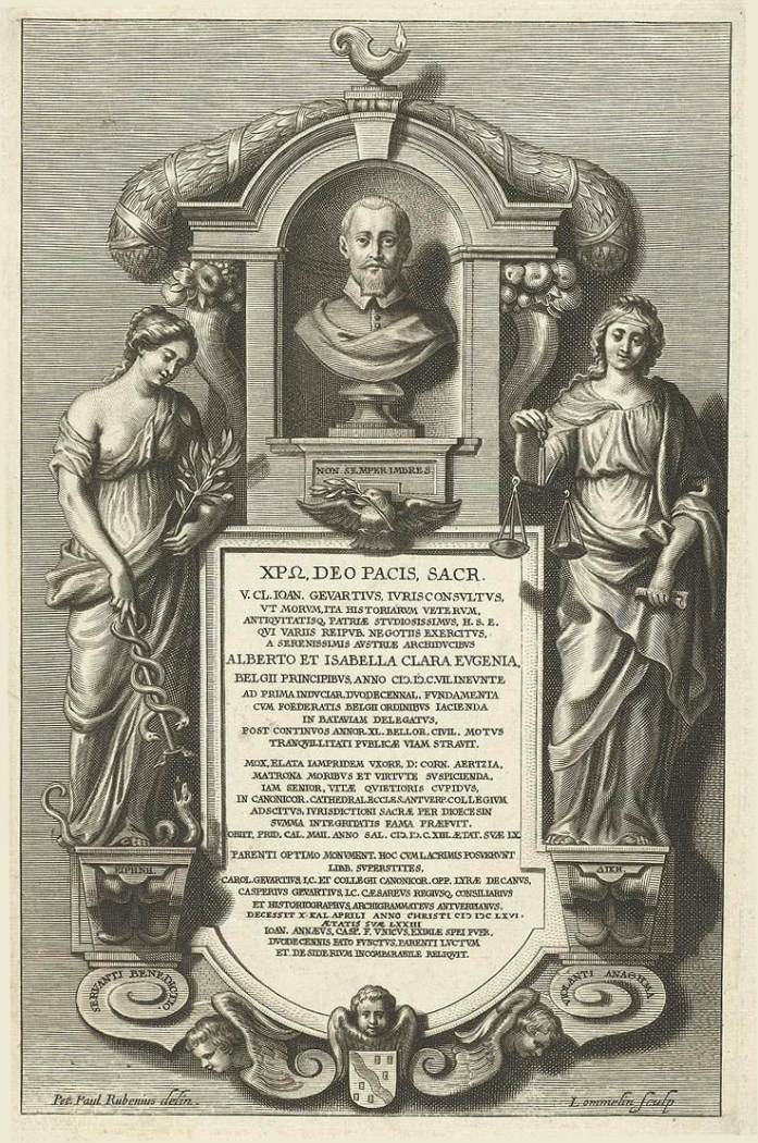 Epitaph of Albert and Isabella Clara Eugenia by