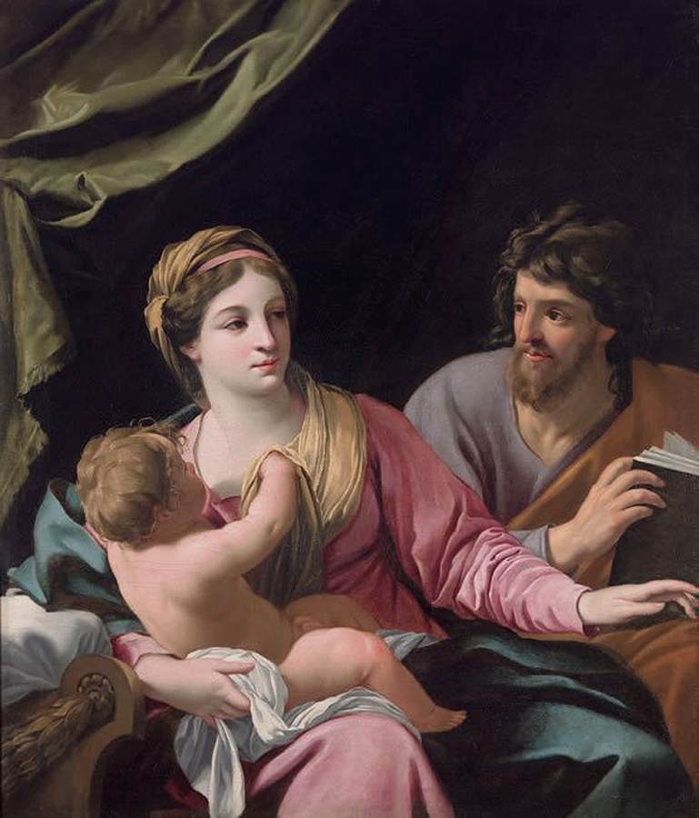 The Holy Family by VOUET, Simon