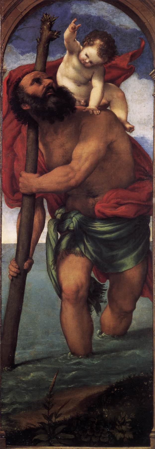 St Christopher by LOTTO, Lorenzo