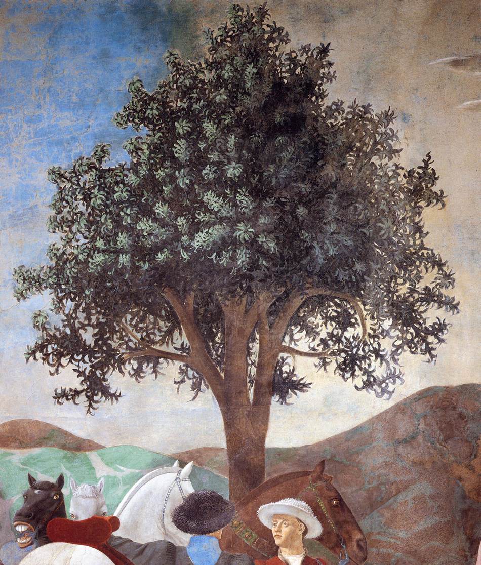 2a. Procession of the Queen of Sheba (detail) by PIERO DELLA FRANCESCA