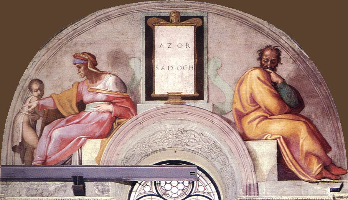 Azor - Zadok by MICHELANGELO Buonarroti