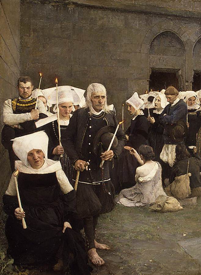 The Pardon in Brittany by DAGNAN-BOUVERET, Pascal-Adolphe-Jean