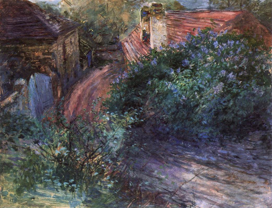 Lilac. Village Path by LEBEDA, Otakar