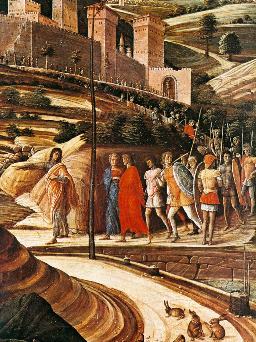 Agony in the Garden (detail) by MANTEGNA, Andrea