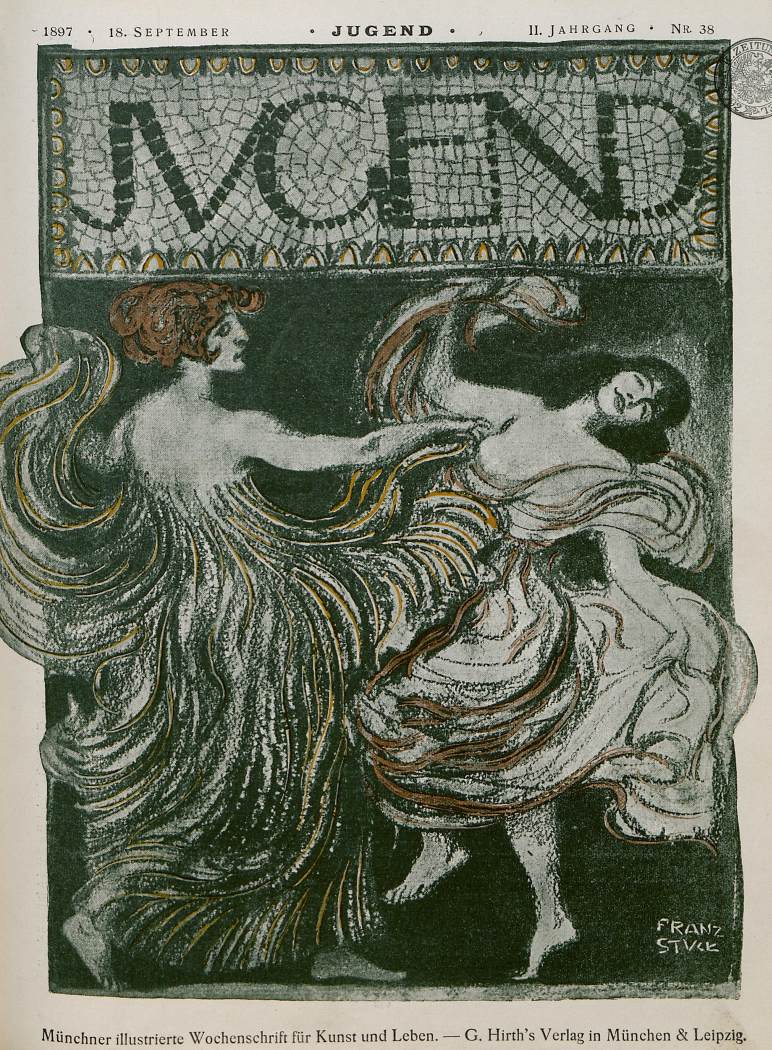 "Cover of the magazine "Jugend" by STUCK, Franz von