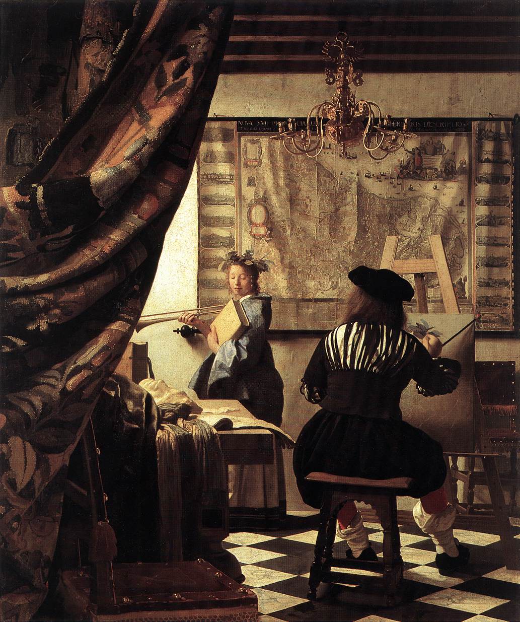 The Art of Painting by VERMEER, Johannes