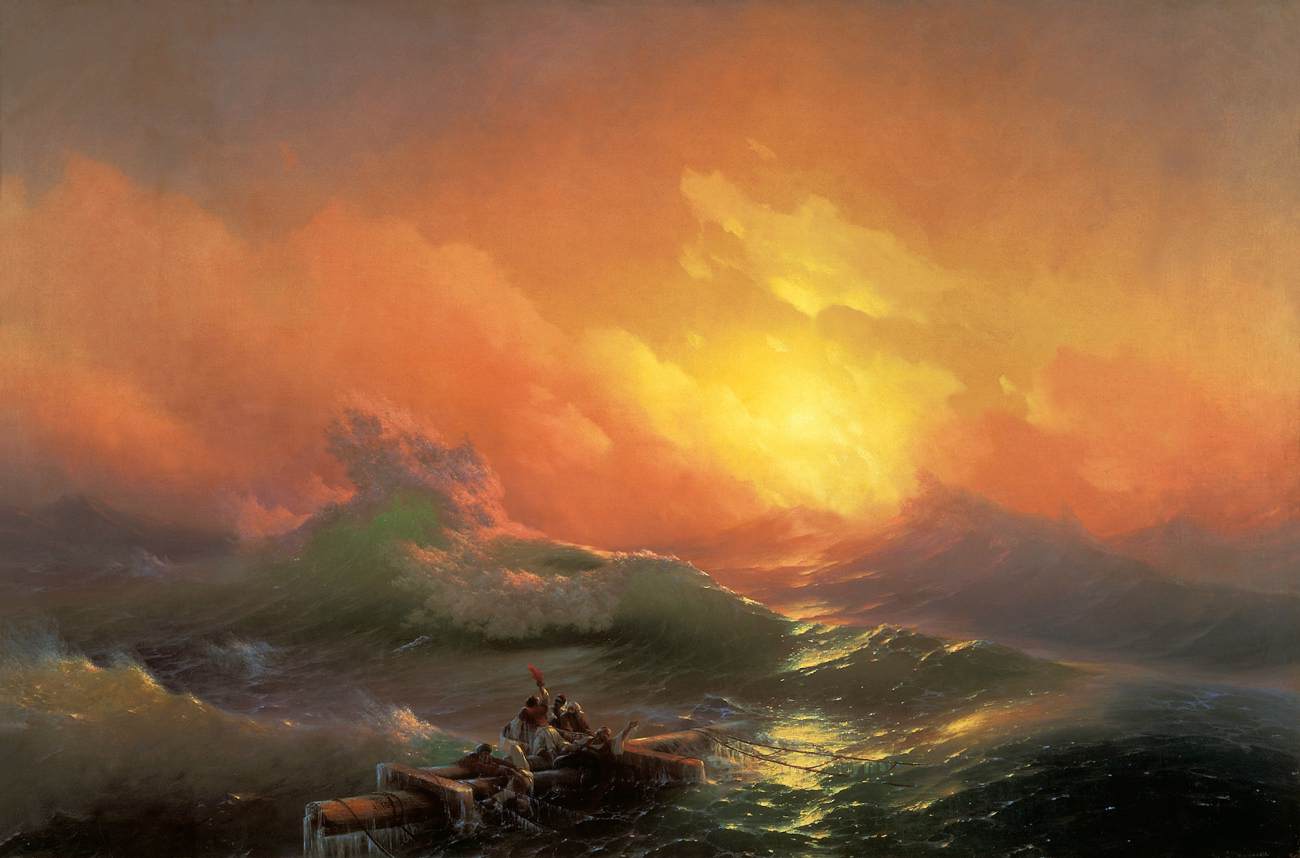 The Ninth Wave by AIVAZOVSKY, Ivan Konstantinovich