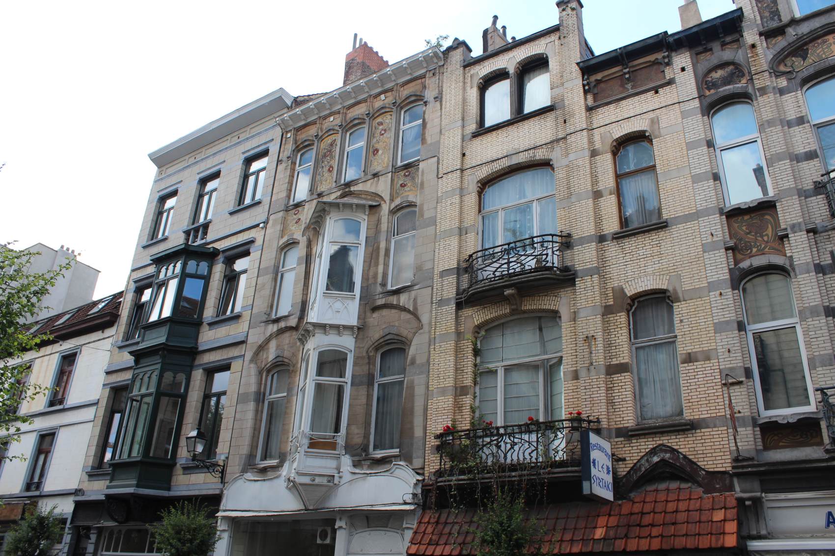 Ensemble of Art Nouveau houses by