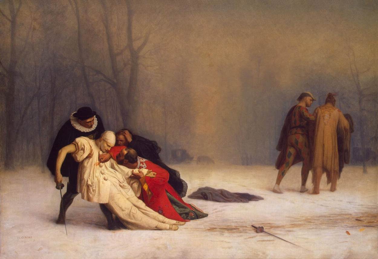 Duel after a Masked Ball by GÉRÔME, Jean-Léon