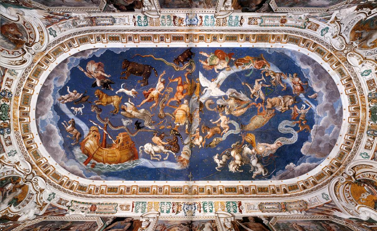 View of the ceiling by