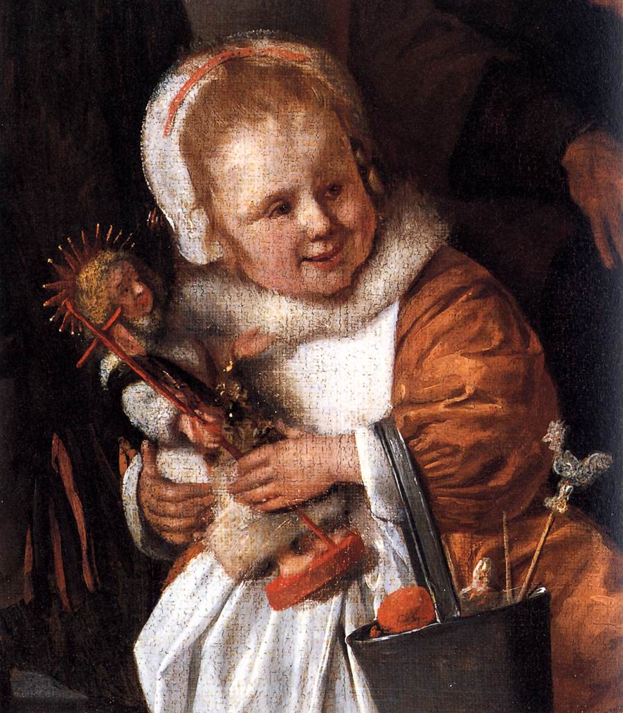 The Feast of St. Nicholas (detail) by STEEN, Jan