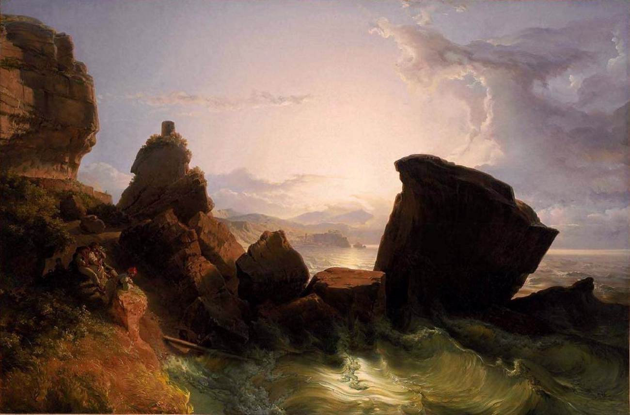 Bay of Naples by TURPIN DE CRISSÉ, Lancelot-Théodore