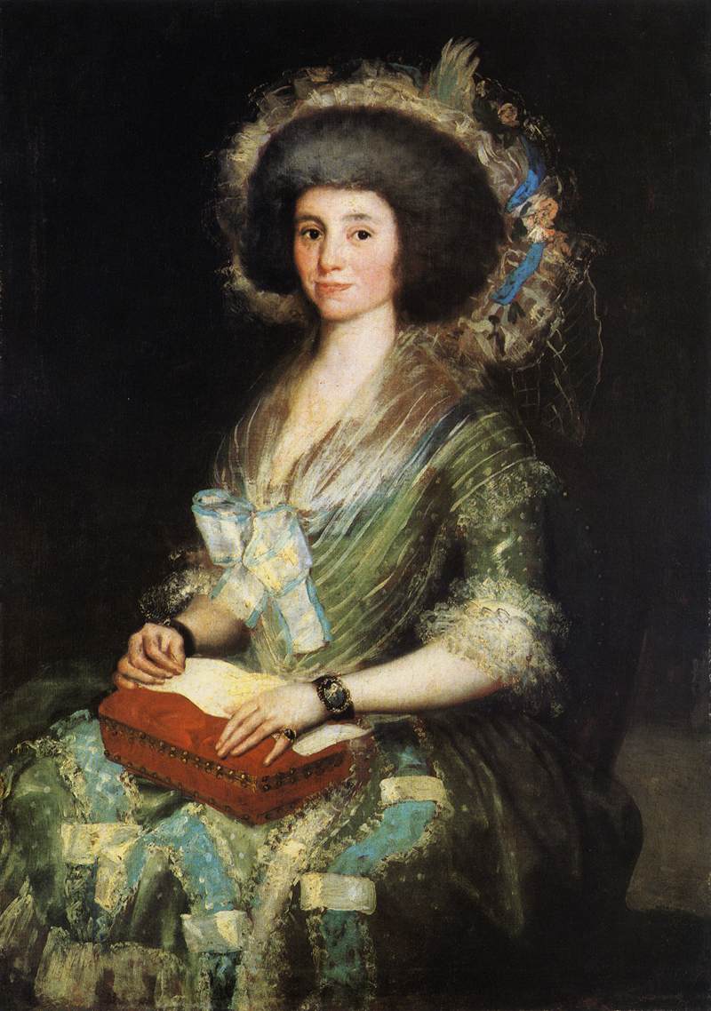 Portrait of the Wife of Juan Agustín Ceán Bermúdez by GOYA Y LUCIENTES, Francisco de