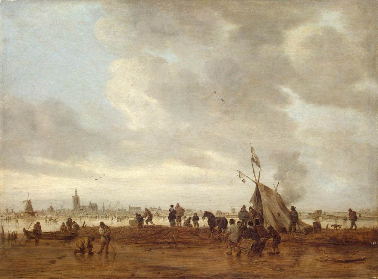 Winter Scene near The Hague by GOYEN, Jan van